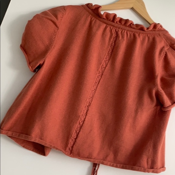 Adorable light burnt orange shrug - Picture 4 of 4